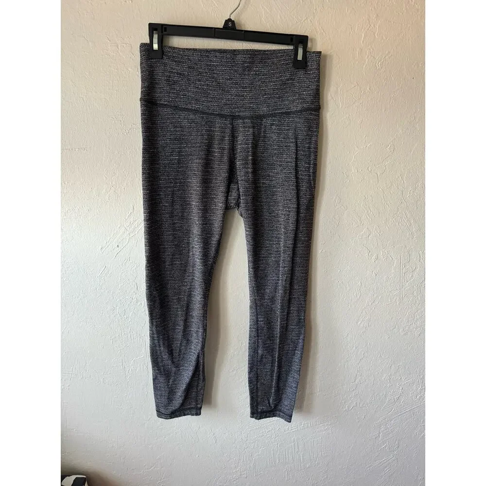 Lululemon Heathered Gray Leggings Size 4